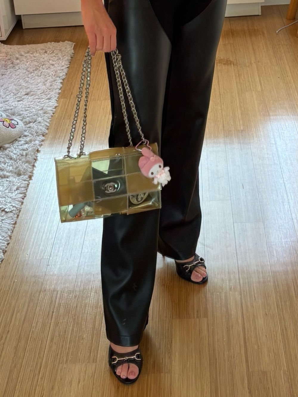 CHANEL Matelasse PVC Patchwork Flap Shoulder Bag - Picture 9 of 9